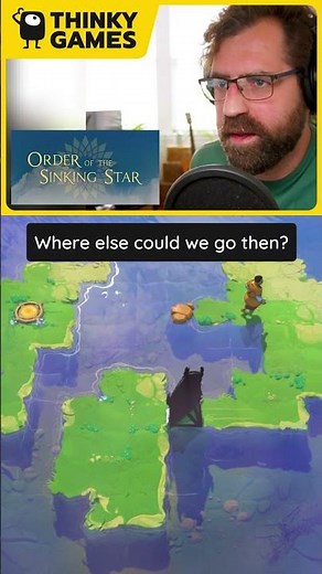 To get across these islands, you have to do some mirror teleportation!