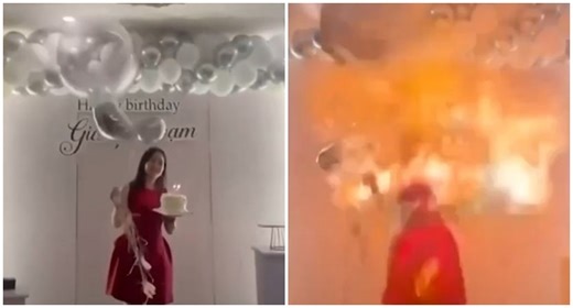 Birthday Woman Suffers Facial Burns After Hydrogen Balloon Catches Fire | PhilNews
