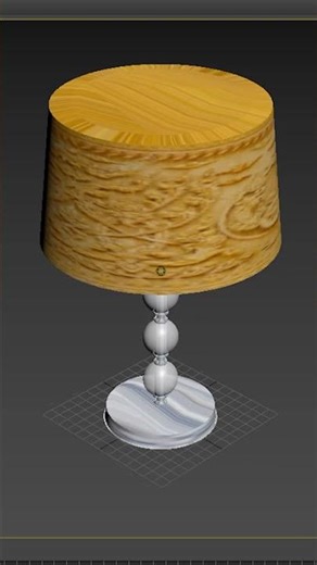 Modern Table Lamp Modeling in 3ds Max #shorts #cgi #3dsmax #3dmodeling