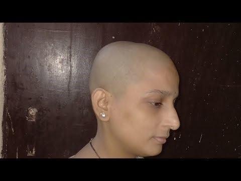 Re-Headshave of House wife|| House wife headshave for Dandruff Cleaning #bald #headshave
