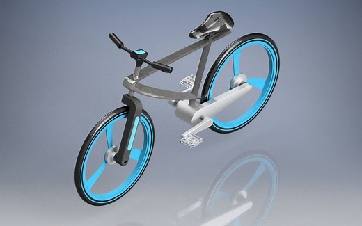 inventor共享单车动画