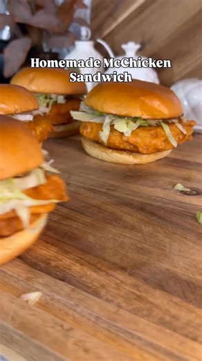 387K views · 20K reactions | Homemade McChicken Sandwich Recipe ✨...