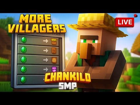 🔴 Chankilo Minecraft Live | Building Villager Area on Public Server! 🎮