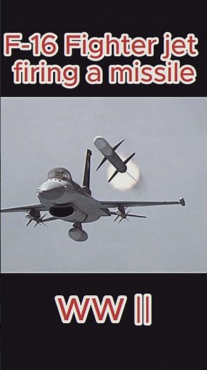 F-16 Fighter Jet: Missile Launch and Combat Capabilities