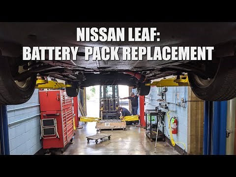 Nissan LEAF 24 kWh Battery Upgrade at Leo and Sons EV Experts in Massachusetts