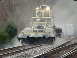 CSX Railroad Track Maintenance at Work