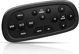 DVD Entertainment Remote Control Compatible with Chevy Silverado 1500 2500 HD 3500 HD Suburban Cadillac SRX Escalade XT5 GMC Sierra Yukon Buick 2013-2020, Video Remote Control Replace 84012997