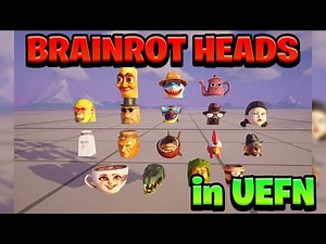 How to get Brainrot HEADS in Fortnite Creative (UEFN)