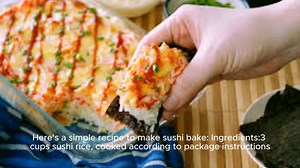Sushi bake recipe