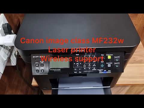 CANON IMAGE CLASS MF232w laser printer with wireless support