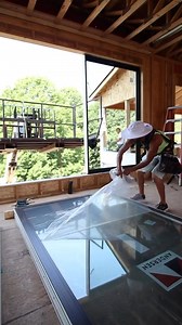 2.6K views · 45 reactions | Window wall loading in 3... 2... 1...  Thank you for sharing the progress on this project, Kootenia Homes & Remodeling! Our Easy Connect Joining System not only makes it easier to install large window combination, it also allows for design flexibility due to its interlocking fiberglass joining plates. | Andersen Windows + Doors | Facebook