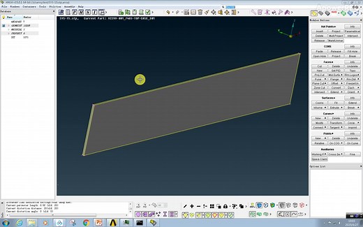 1 ANSA 一键修复几何 功能check geo