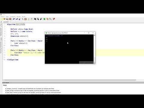 Arreglos unidimensionales - PSeInt
