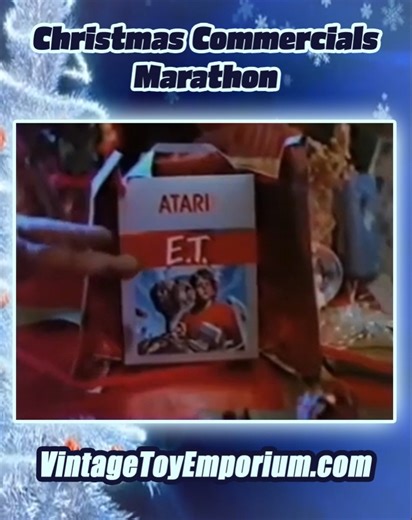 Vintage Toy Emporium on Instagram: "The most Nototious video game of all time. Did you have it? 1982 Atari E.T. Video Game Christmas Commercial"