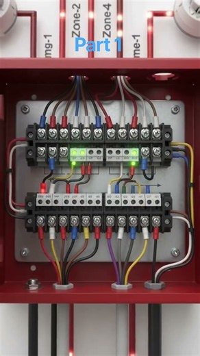 🔥 Caption — Part 1Conventional Fire Alarm System | Architecture & Basic Components 🚨🔥 #firealarm