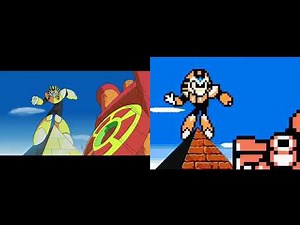 mega man 8 intro comparison