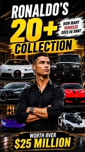 How Many Cars Does Cristiano Ronaldo Own? 😱🚘#CristianoRonaldo #CR7 #LuxuryCars #football