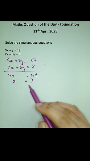 Foundation Maths Question of the Day #maths #gcse #gcsemaths #revision #uk #school