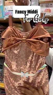 🎀 Party Wear Fancy Middi for Girls | New Trending Collection 2026 | Sizes 22 to 36 👗✨