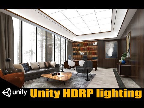unity 2020 HDRP interior rendering