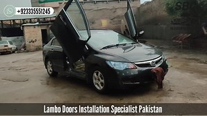 Honda Reborn Lambo Doors Installation #hondacivic #lambodoors #sbcmodifier | Sbc Modified Cars & Lambo Door Kit Installation