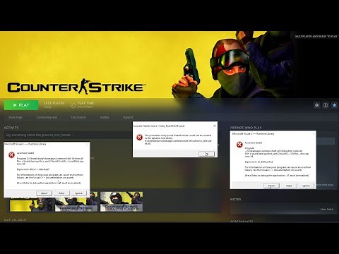 I can't open counter strike 1.6 on steam (cs 1.6 / easy fix)