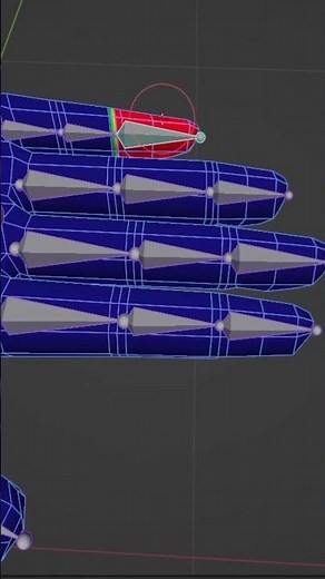 Blender Quick Tips | Quickly and Easily Weight Paint Hands #Shorts