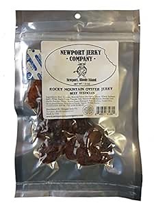 Newport Jerky Company Rocky Mountain Oyster Bull Testicle Jerky