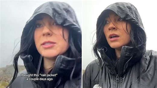 Customer shares her disappointment with 'waterproof' North Face jacket