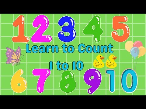 Learn to Count 1 to 10 | Fun Counting for Kids | Learning counting | Educational videos for toddlers