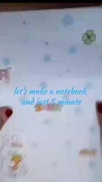 make a beautiful handmade book 📖📚 simple Diy