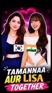 Tamannaah bhatia and blackpink lisa together in beauty brand event Bangkok, Thailand