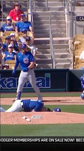 Bobby Miller takes a line drive TO THE HEAD! | 2025 Spring Training