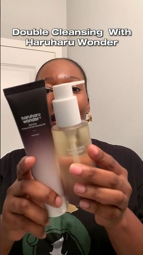 Haruharu Wonder Black Rice Cleansing Oil & Gel Review #kbeauty #oilcleansing #doublecleansing
