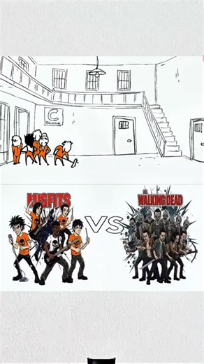 cartoon world on Instagram: "cartoon funny animation misfits thewalkingdead"