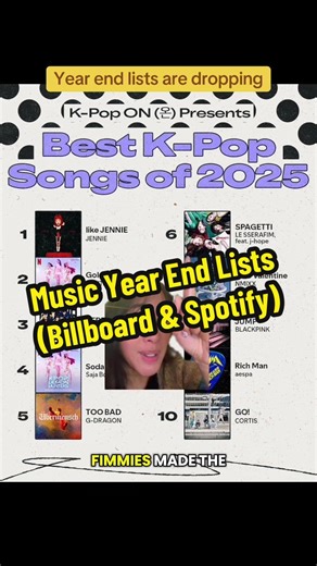 Thoughts on these year end lists? Gonna be interesting next year! #billboard #kpoptiktok