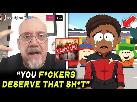 Paul Giamatti REATCS As South Park Destroyed Starfleet Academy Live On TV!?