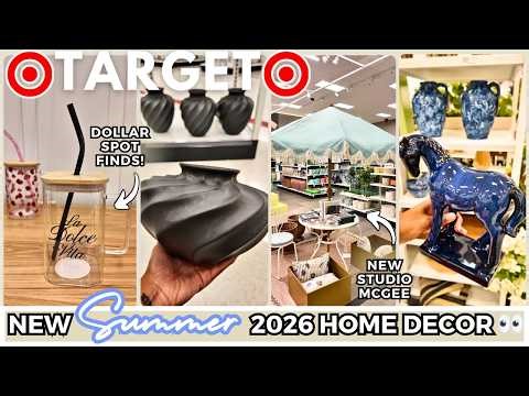 TARGET SHOP WITH ME 2026 | Dollar Spot Finds + NEW Studio Mcgee Outdoor Costal Home Decor