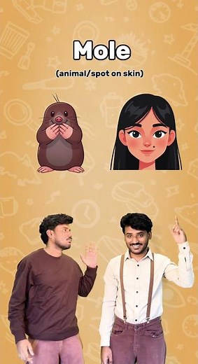 Learn 11 Homonyms for Kids 🎈💅🏻 | English Learning with Cartoon Animation