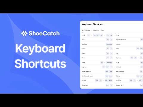 Keyboard shortcuts are now live on ShoeCatch!