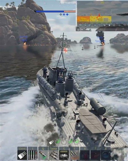 MTB Vosper: British Rank I coastal torpedo boat PVP. #navalbattles #warthunder