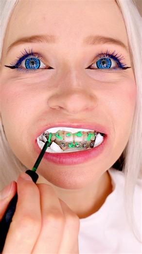 Halloween makeup for teeth 💊‼️🩸#makeup #halloween