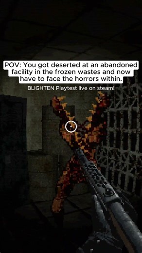 playtest blighten on steam #indiegame #gaming #horrorgaming #doom #gamedev