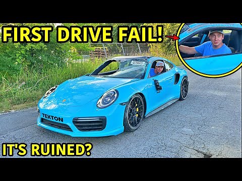 We Launched Our Wrecked Porsche 911 Turbo And Blew Something Up!!!