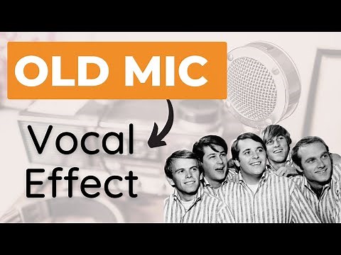 How to Mix Vocals: The VINTAGE MIC Effect (Beach Boys, The Beatles, Stevie Wonder)
