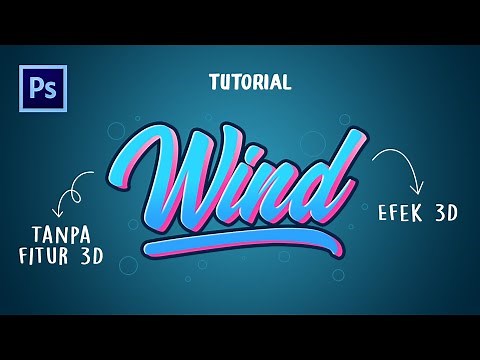Cara Membuat Efek Tulisan 3D Photoshop