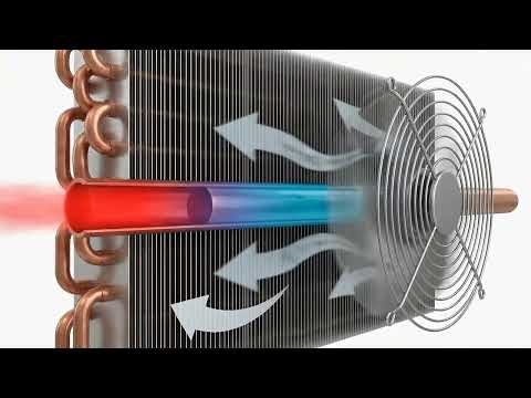 Condenser Working in Refrigeration System