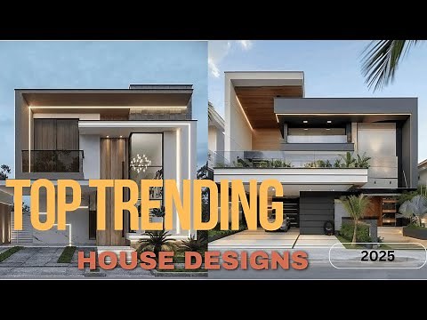 Modern House Front Elevations 2025 | Top 50 Trending Designs