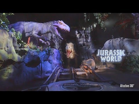 Jurassic World Ride at Night | Alone on the ride at Universal Studios Hollywood
