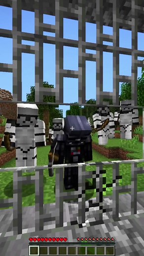 Rescuing Baby Yoda in Minecraft